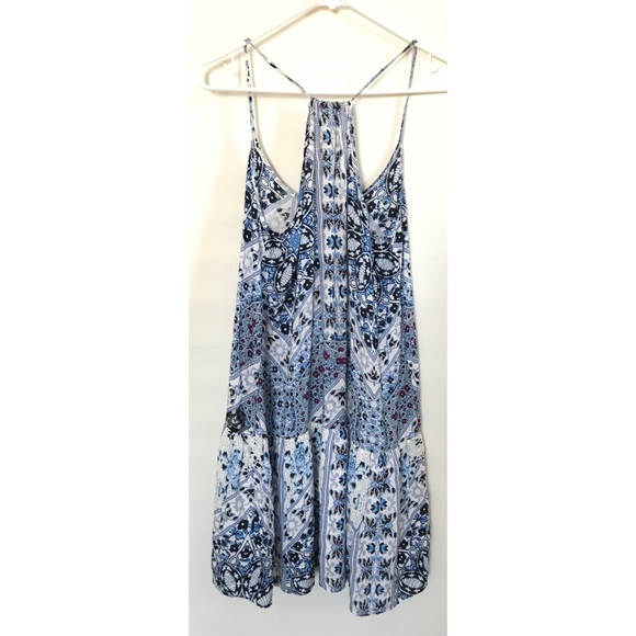 Morrisday The Label Blue Patterned Summer Dress - Picture 2 of 6